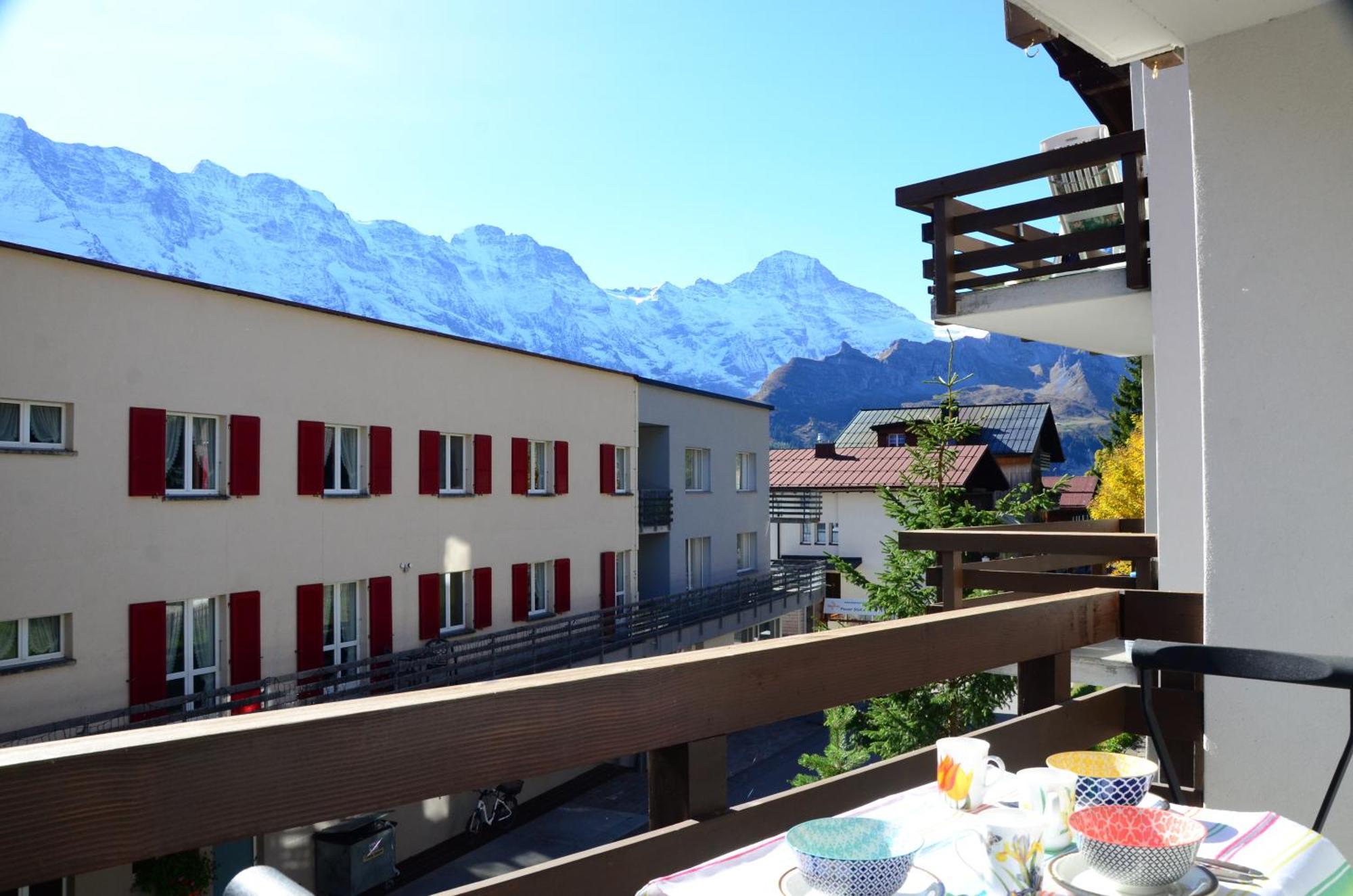 Charming And Cosy Apartment Mürren Exteriör bild