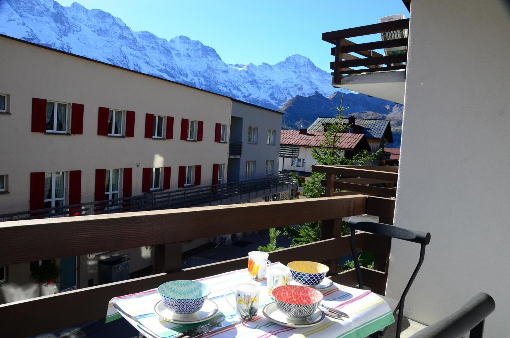 Charming And Cosy Apartment Mürren Exteriör bild