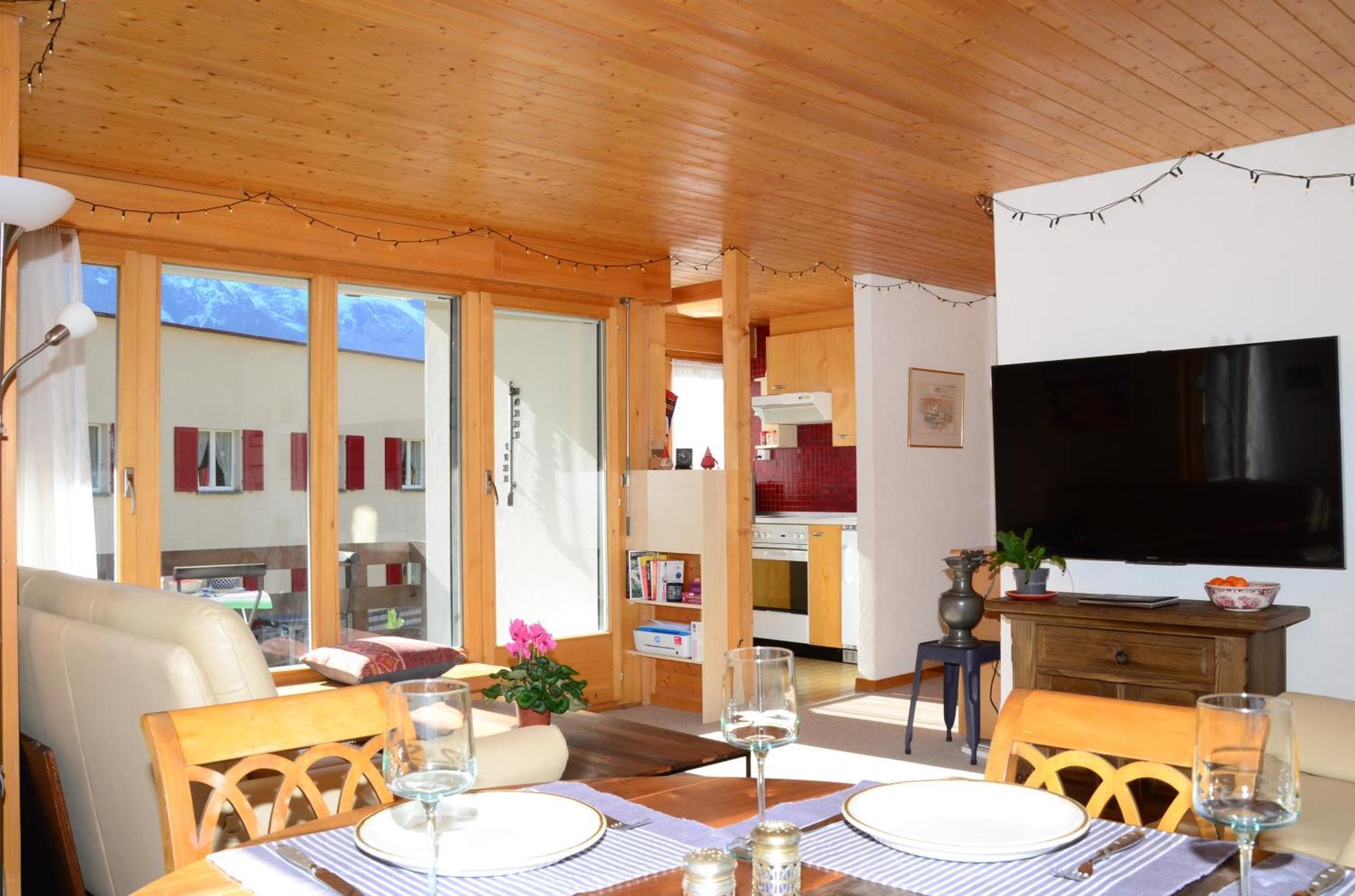 Charming And Cosy Apartment Mürren Exteriör bild