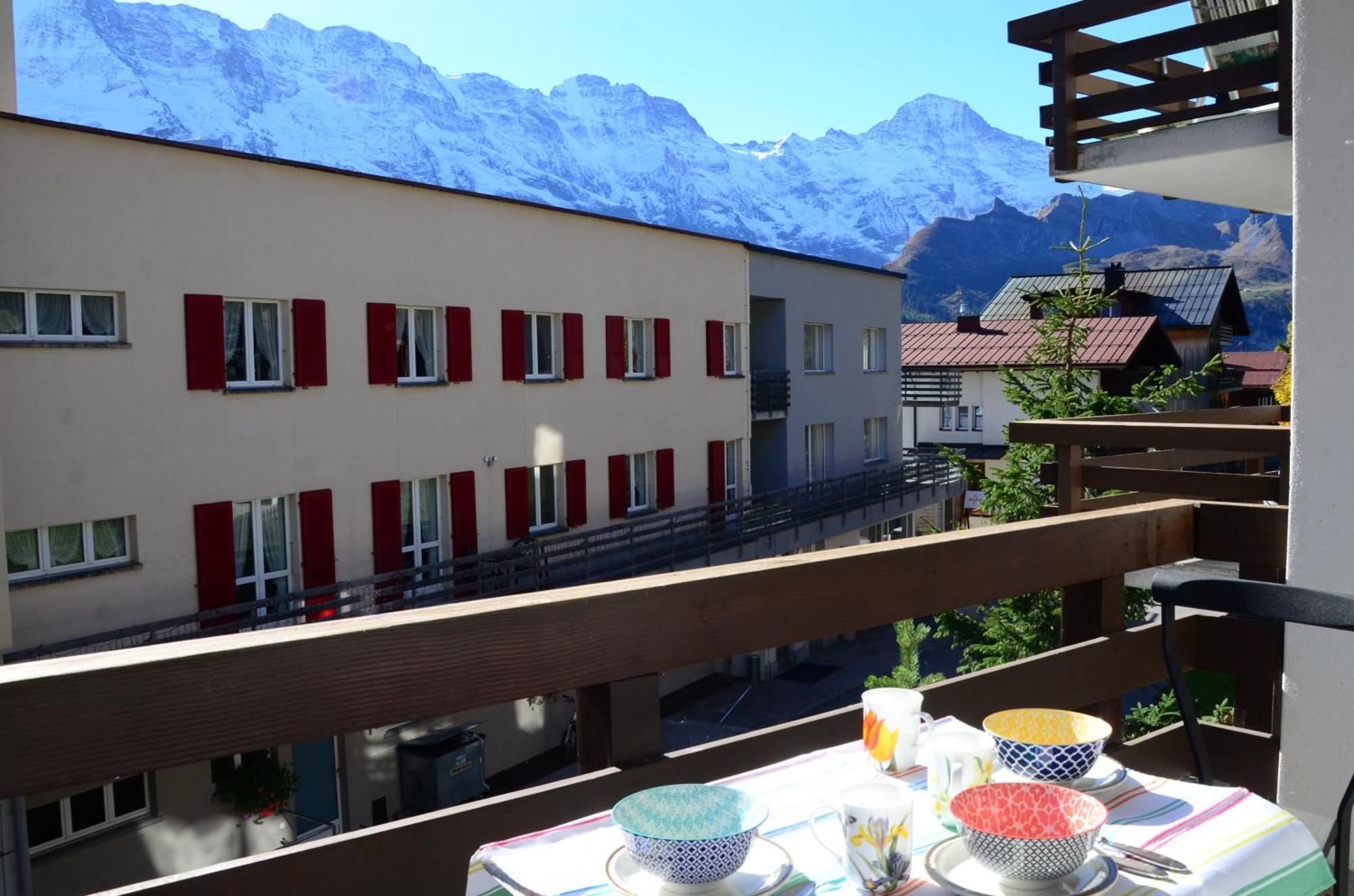 Charming And Cosy Apartment Mürren Exteriör bild